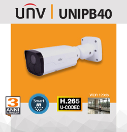 bullet 4 megapixel UNV TVCC IP UNIPB40